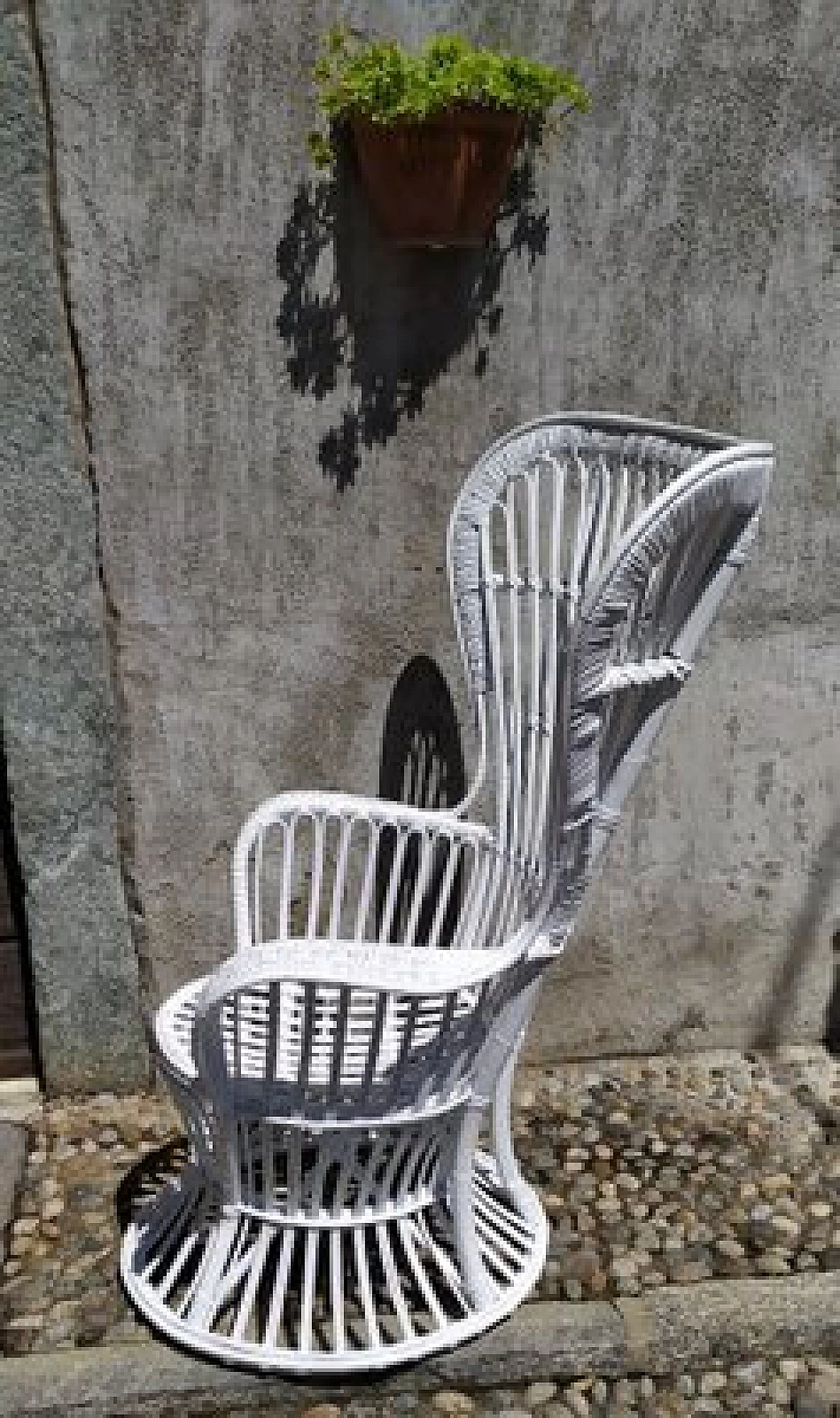 Wicker armchair by Lio Carminati and Gio Ponti for Casa e Giardino, 1950s 6