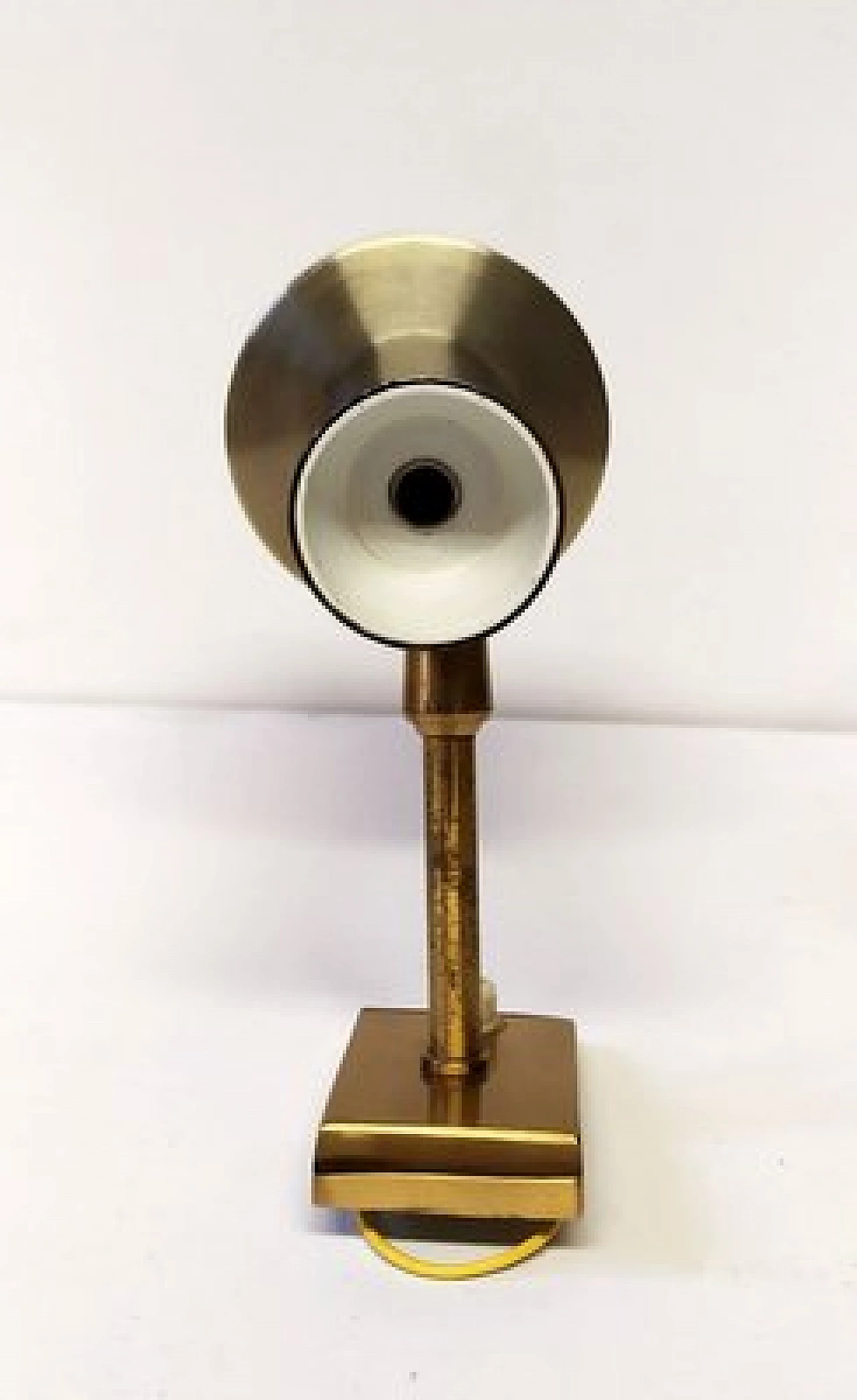 Aluminum and brass sconce by Stilnovo, 1950s 6