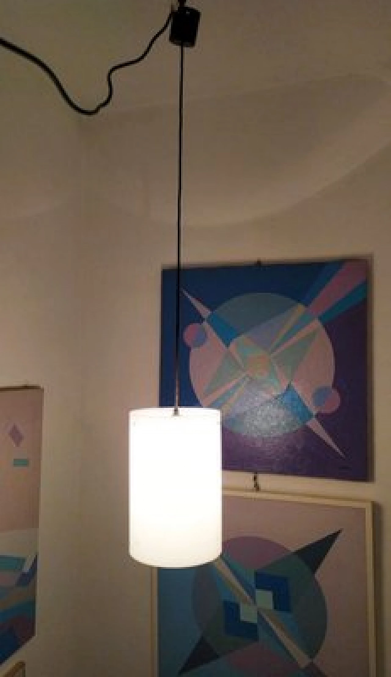 Lampada da soffitto di Gino Sarfatti per Arteluce, anni '50 5