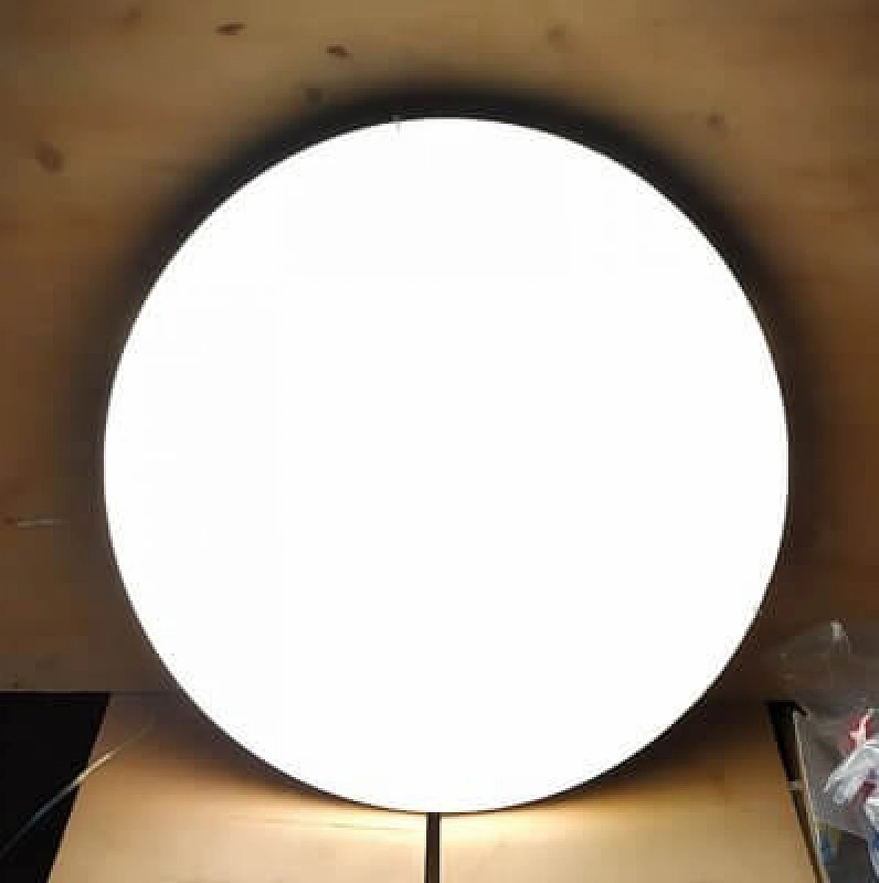 4 Ceiling lamps in aluminum and plastic by Stilnovo, 1960s 2