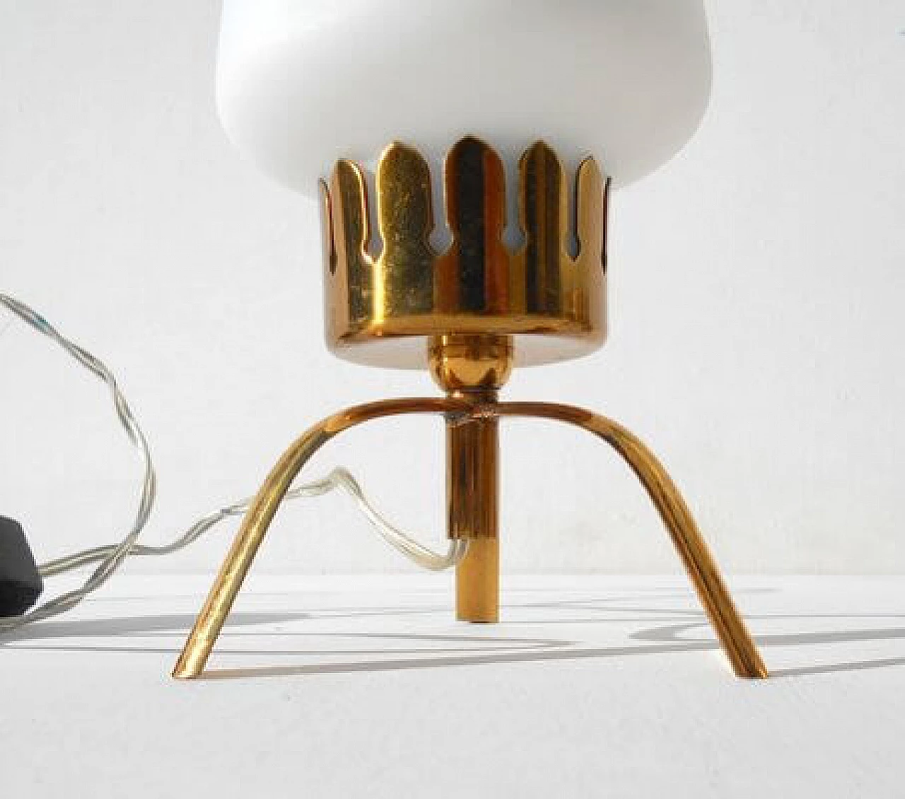 Coppia di lampade da tavolo di Angelo Lelli per Arredoluce, anni '50 4