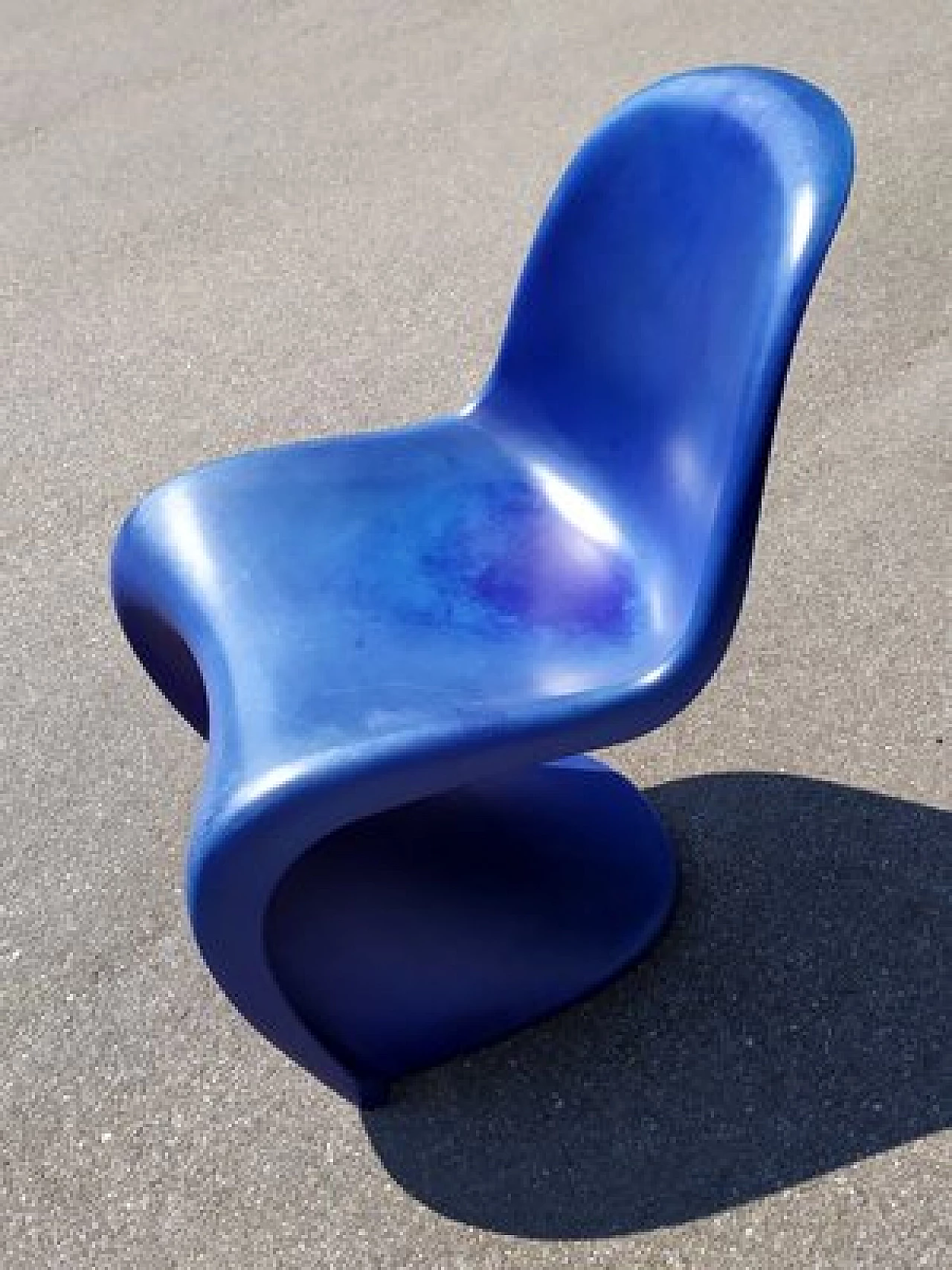 Blue chair by Verner Panton for Vitra, 1967 2