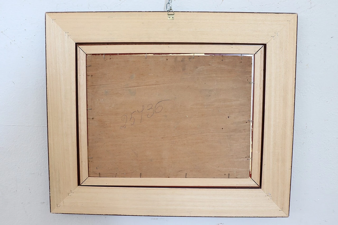 Ermanno Clara, Mountain landscape, oil on panel, 1930s 8