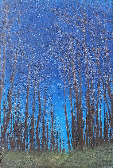 Stefano Bersani, Bush Relief, mixed media, 2014