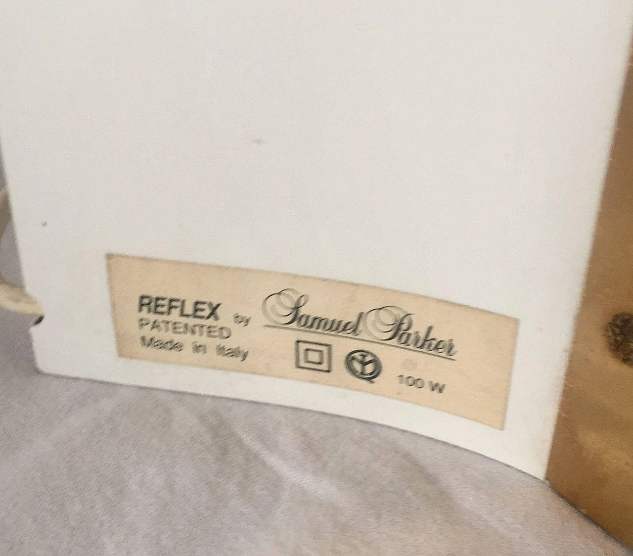 Lampada Reflex di Samuel Parker per Slamp, anni '80 6