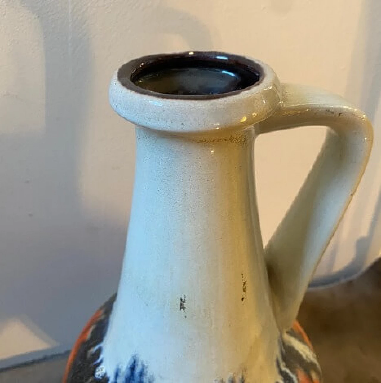 Pair of Fat Lava ceramic pitchers, 1970s 5