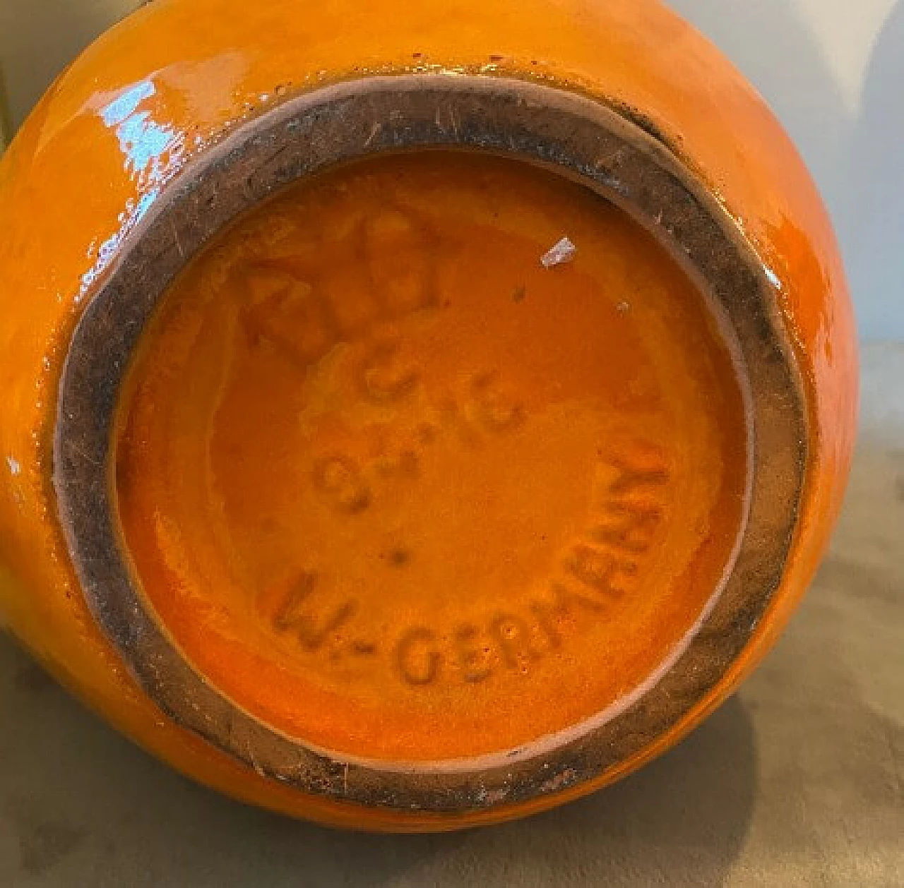 Pair of Fat Lava ceramic pitchers, 1970s 6