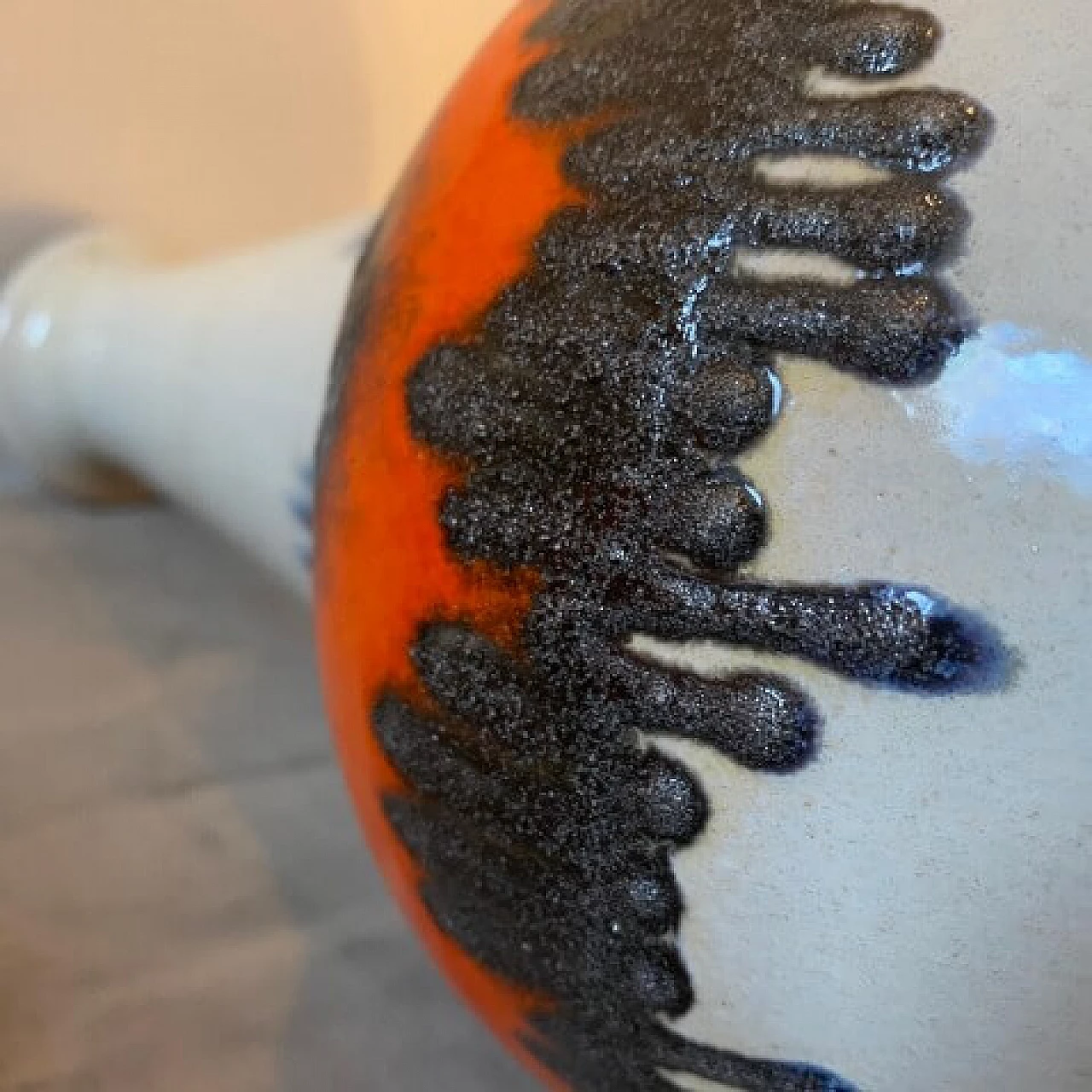 Pair of Fat Lava ceramic pitchers, 1970s 8