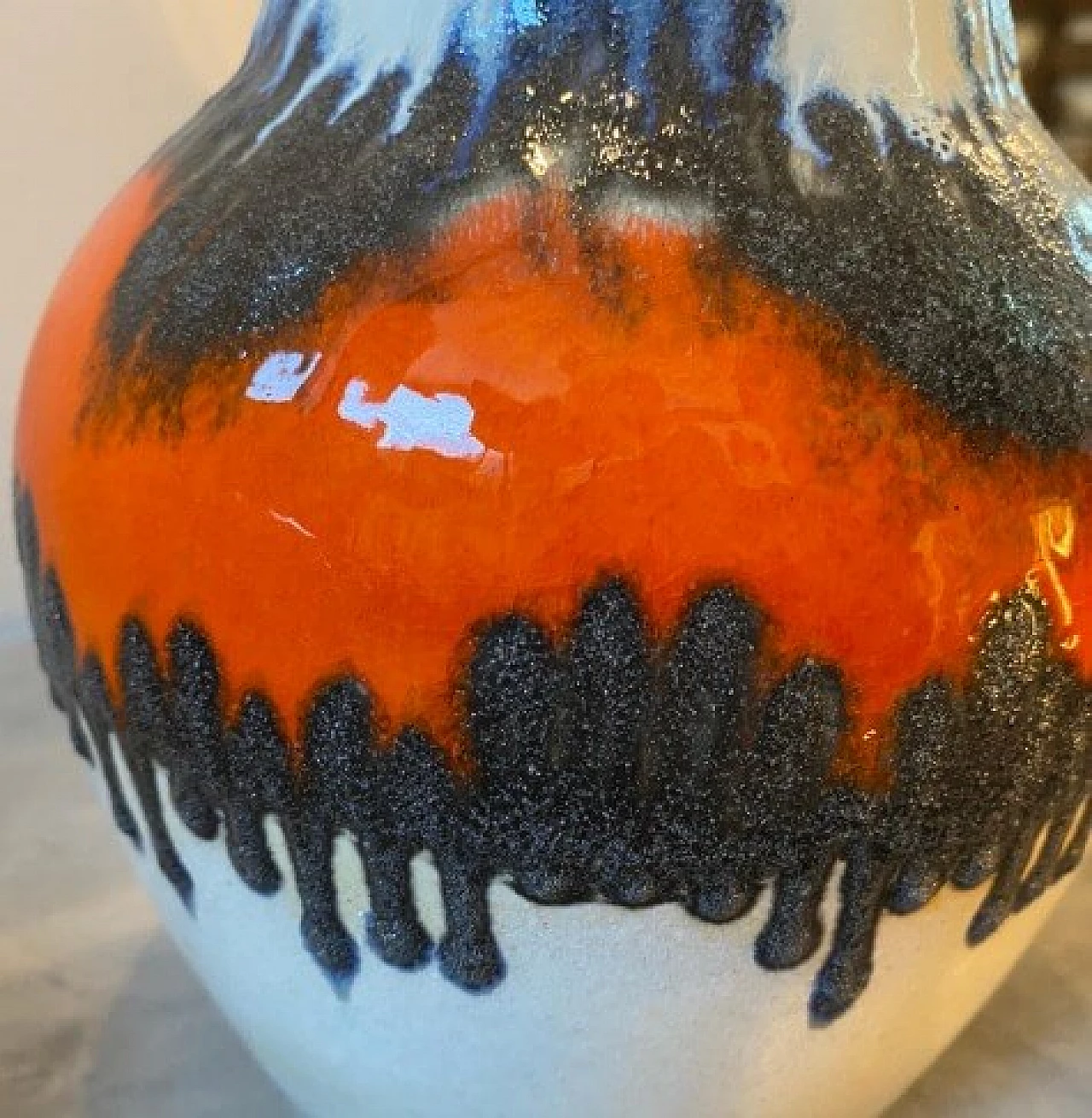 Pair of Fat Lava ceramic pitchers, 1970s 10