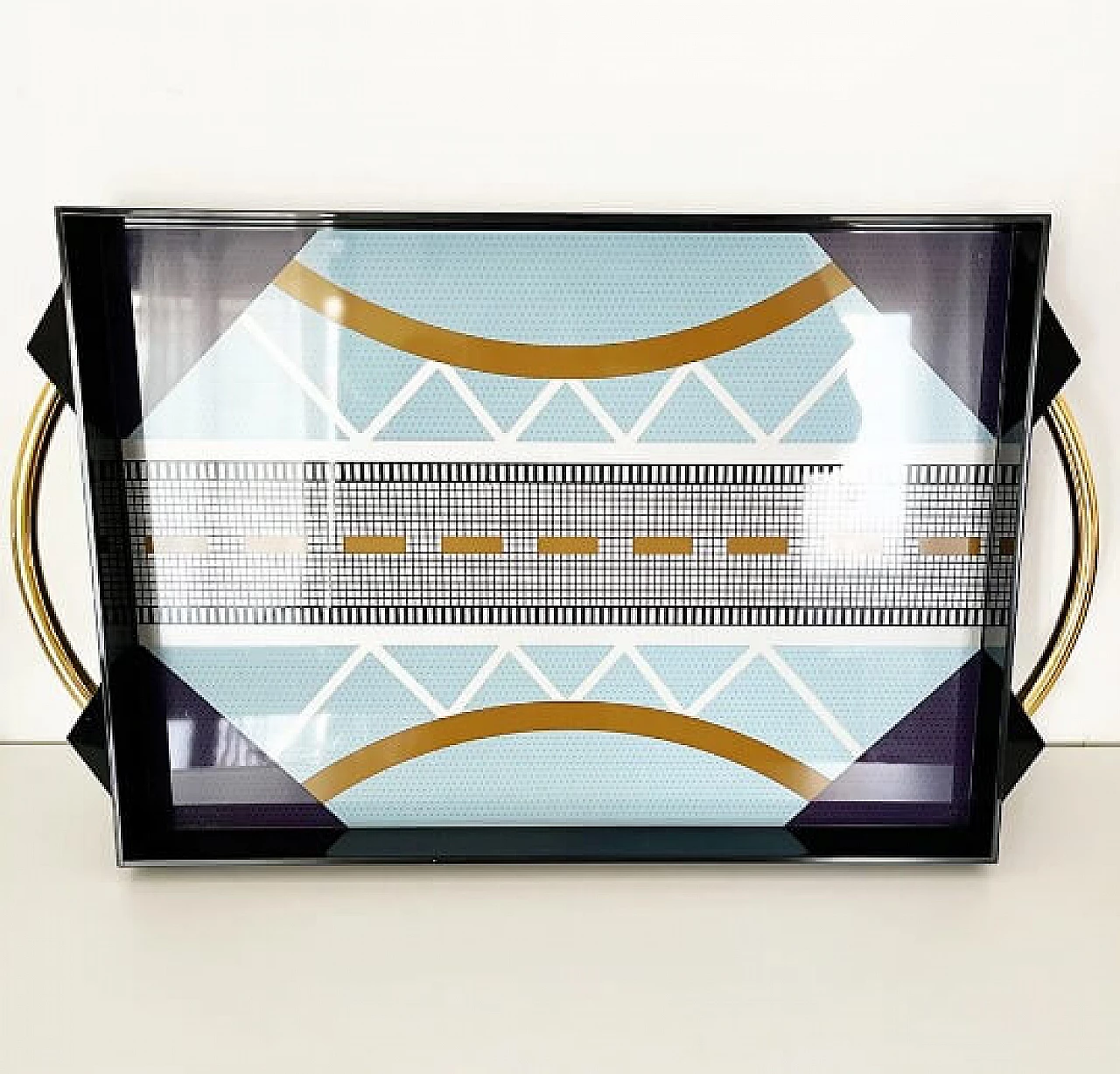 Vassoio in plastica Memphis di Matteo Thun per WMF La Galleria, 1986 1