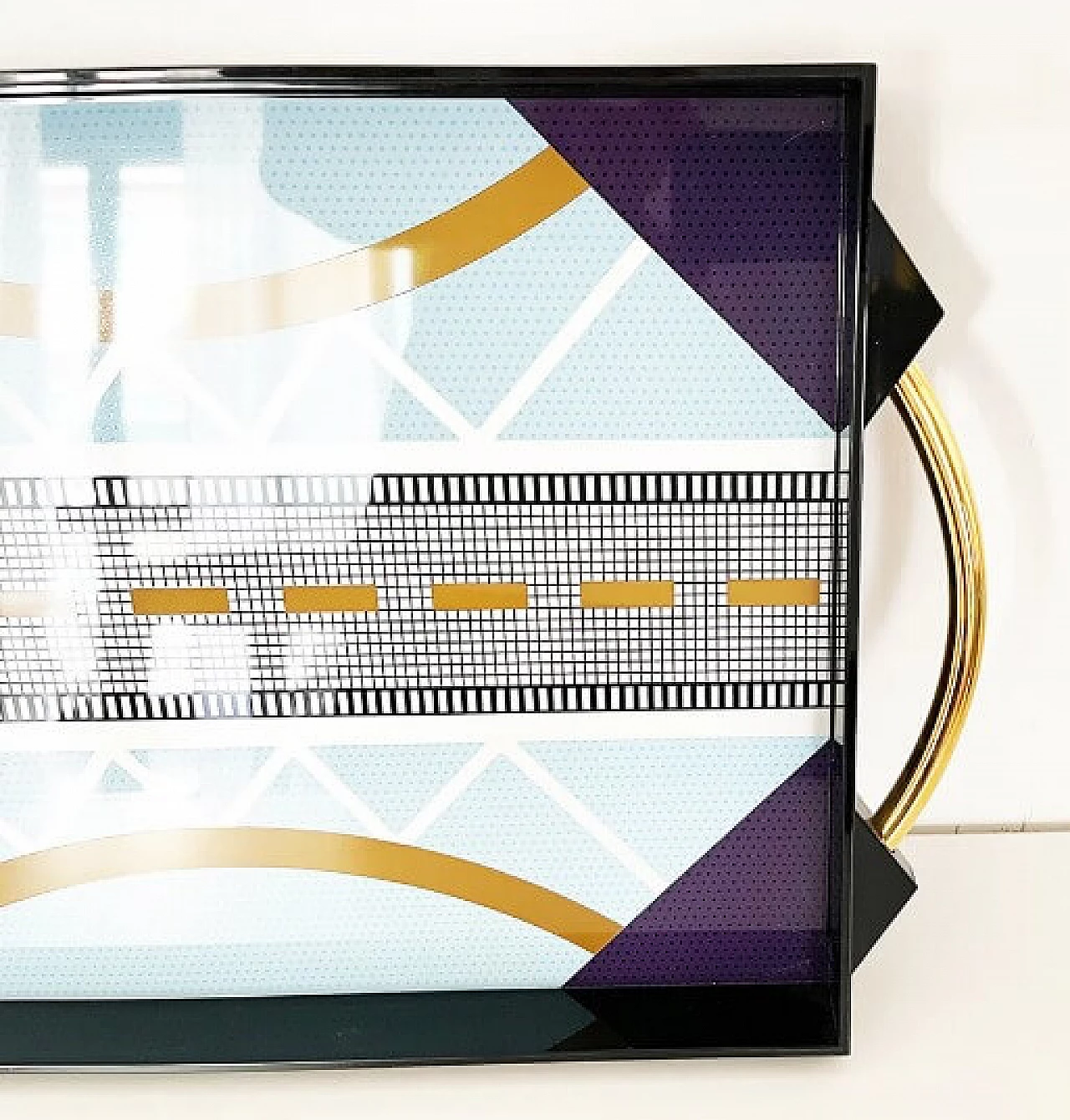 Vassoio in plastica Memphis di Matteo Thun per WMF La Galleria, 1986 3