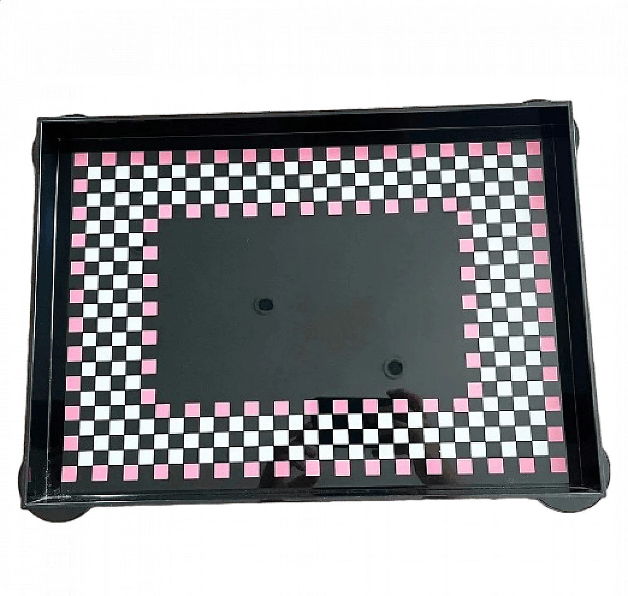 Memphis plastic checkered tray by Matteo Thun for WMF La Galleria, 1986 6
