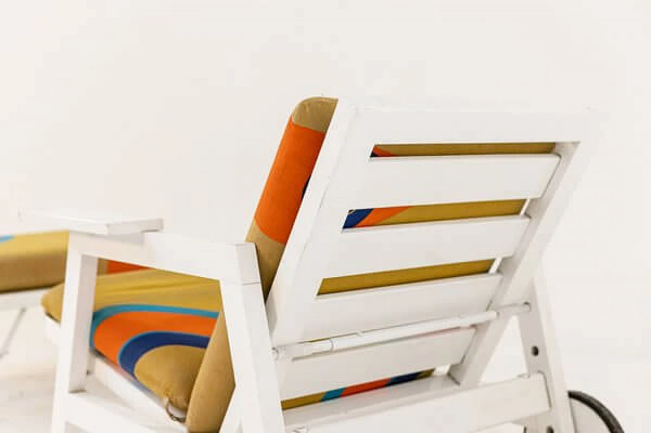 Poltrona e poggiapiedi di Martin Eisler & Carlo Hauner per Reguitti, anni '60 14