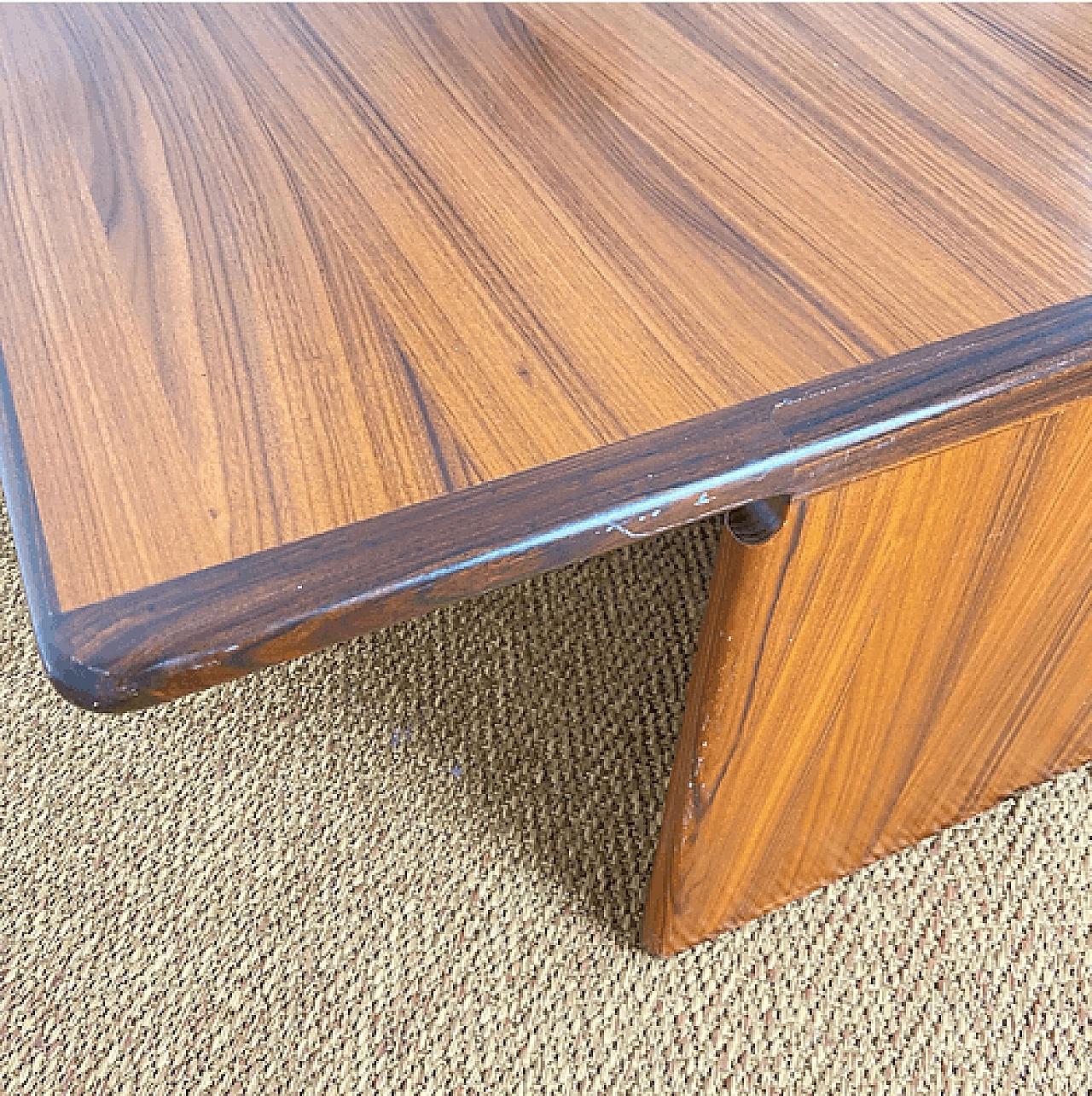 Artona coffee table in solid rosewood by Afra and Tobia Scarpa for Maxalto, 1960s 1