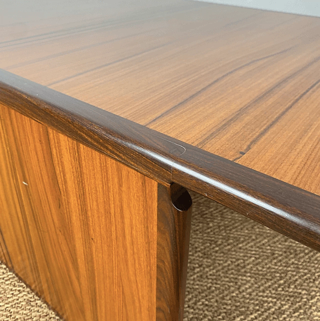 Artona coffee table in solid rosewood by Afra and Tobia Scarpa for Maxalto, 1960s 2