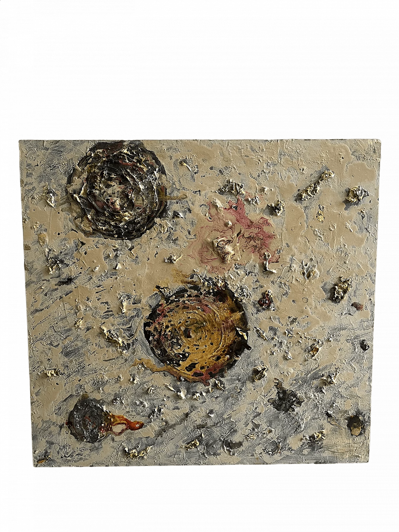 Bruno Carlino, tempera and enamel painting on panel, 2000s 5