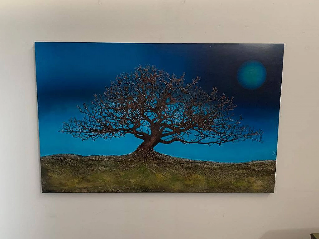 Stefano Bersani, Botanicum, pannello con radici e resine 1