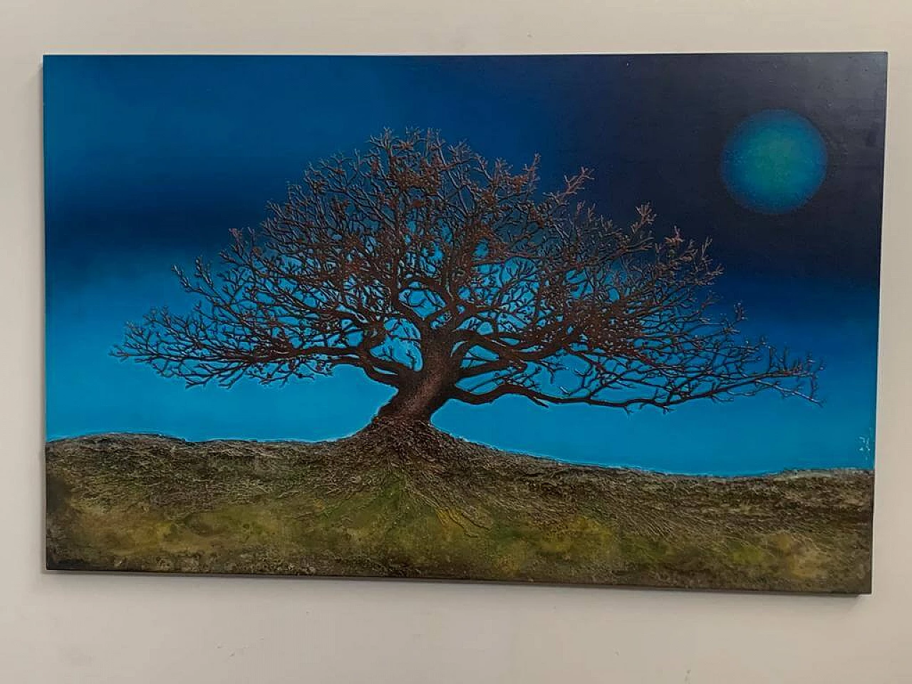 Stefano Bersani, Botanicum, pannello con radici e resine 2