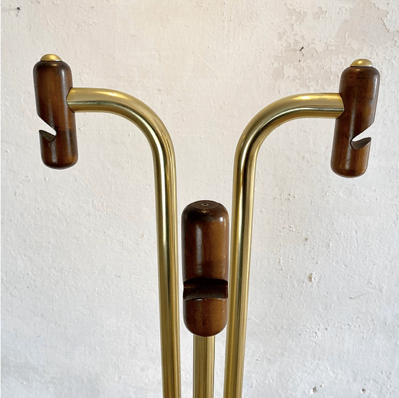 Coat hanger and umbrella stand in the style of Willy Rizzo, 1970s 1