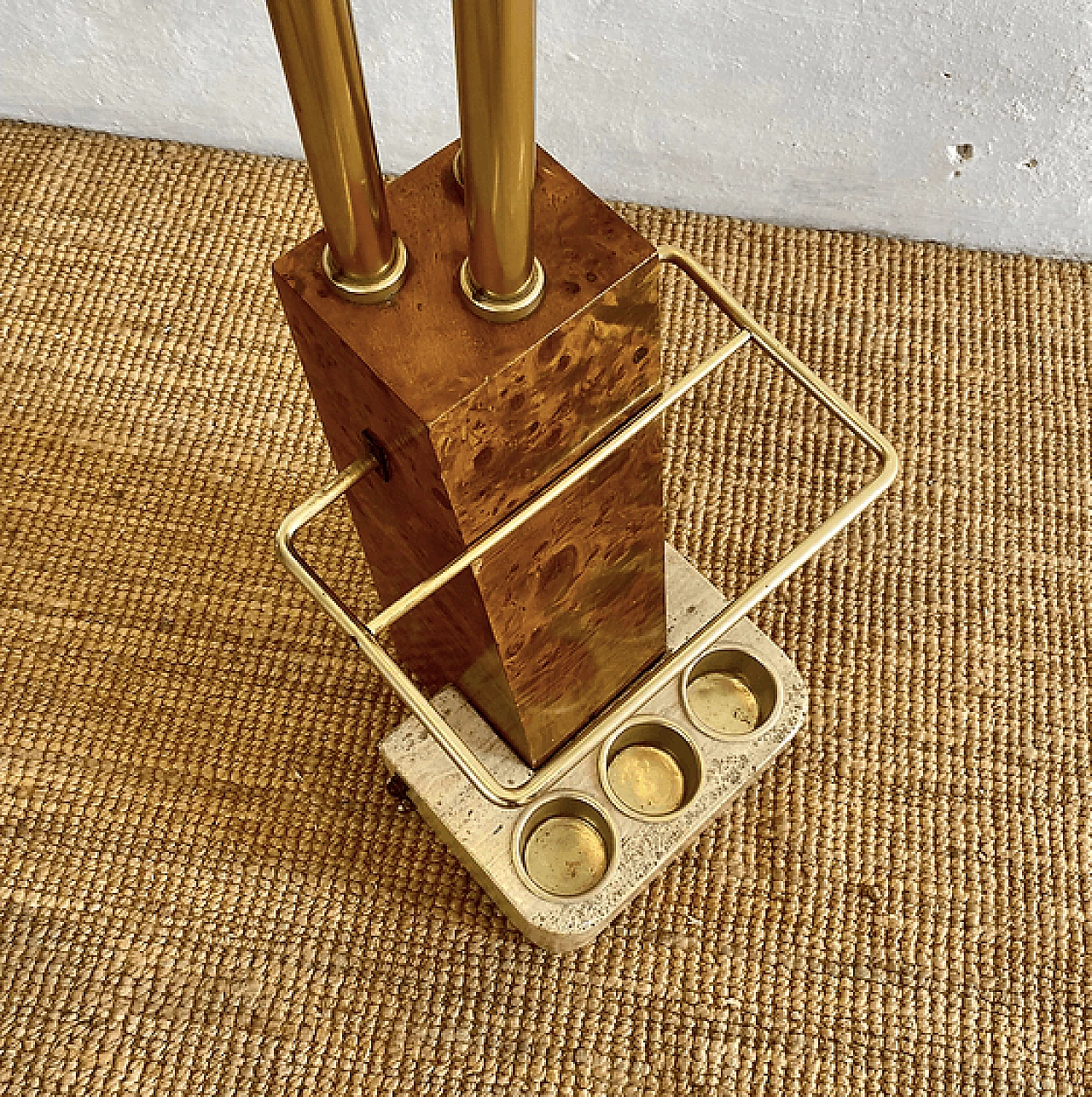 Coat hanger and umbrella stand in the style of Willy Rizzo, 1970s 5