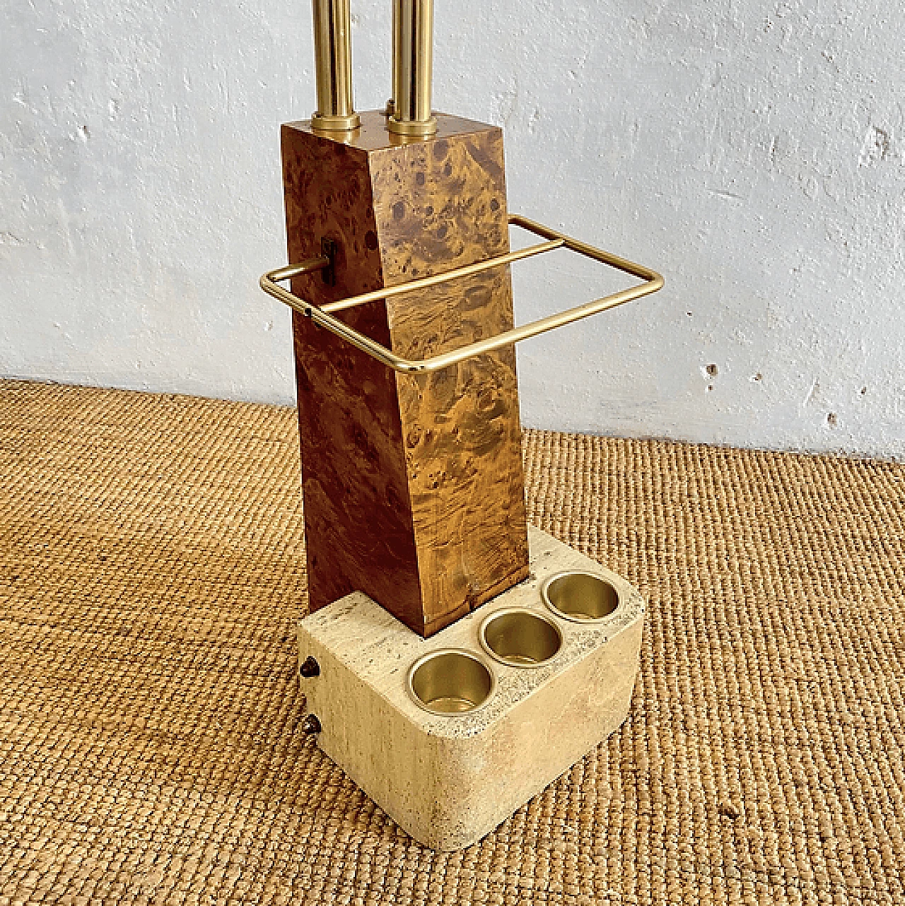 Coat hanger and umbrella stand in the style of Willy Rizzo, 1970s 6