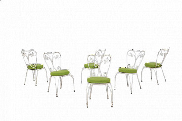 6 Garden chairs by Lio Carminati for Casa E Giardino, 1950s