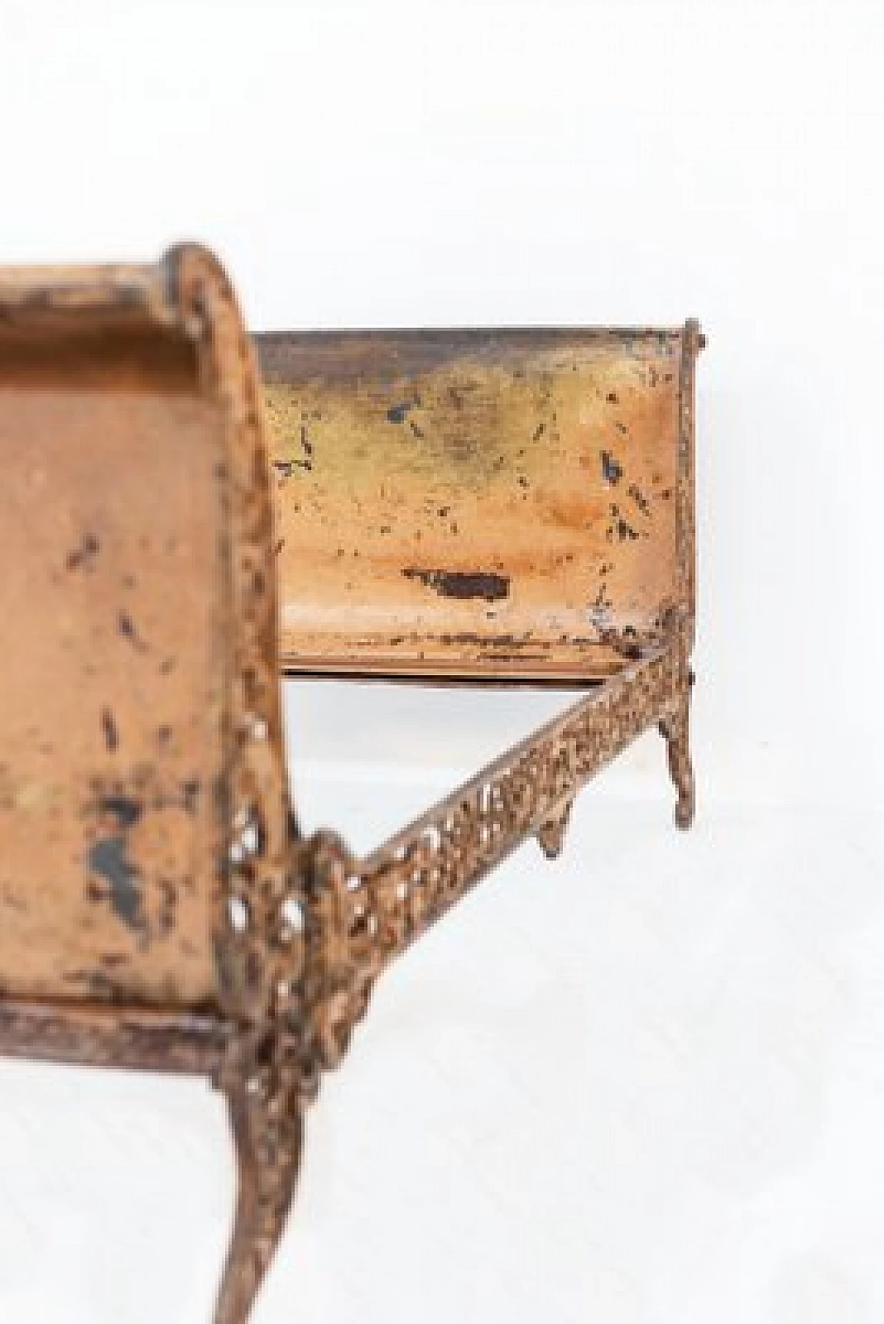 Wrought iron style single bed, 19th century 24