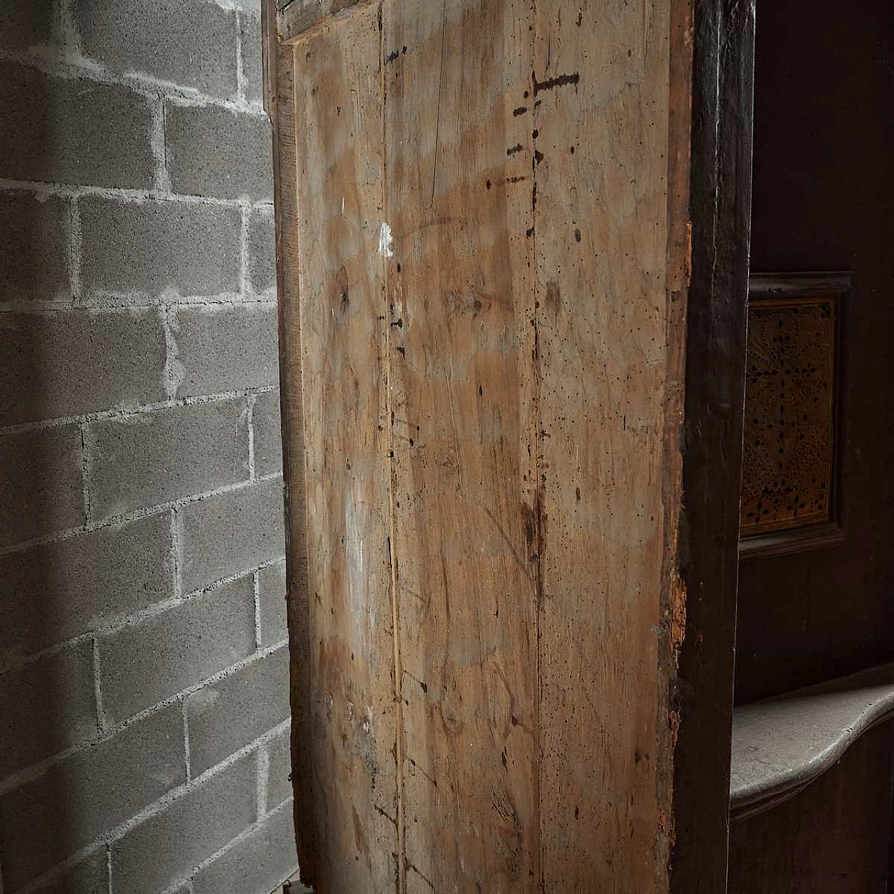 Confessionale antico in legno, '600 2