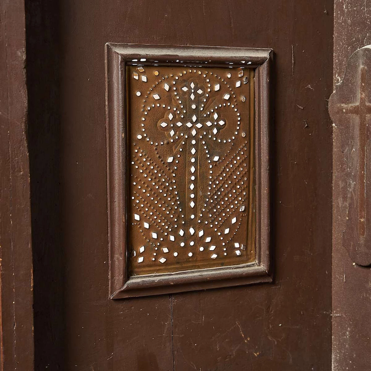 Confessionale antico in legno, '600 11