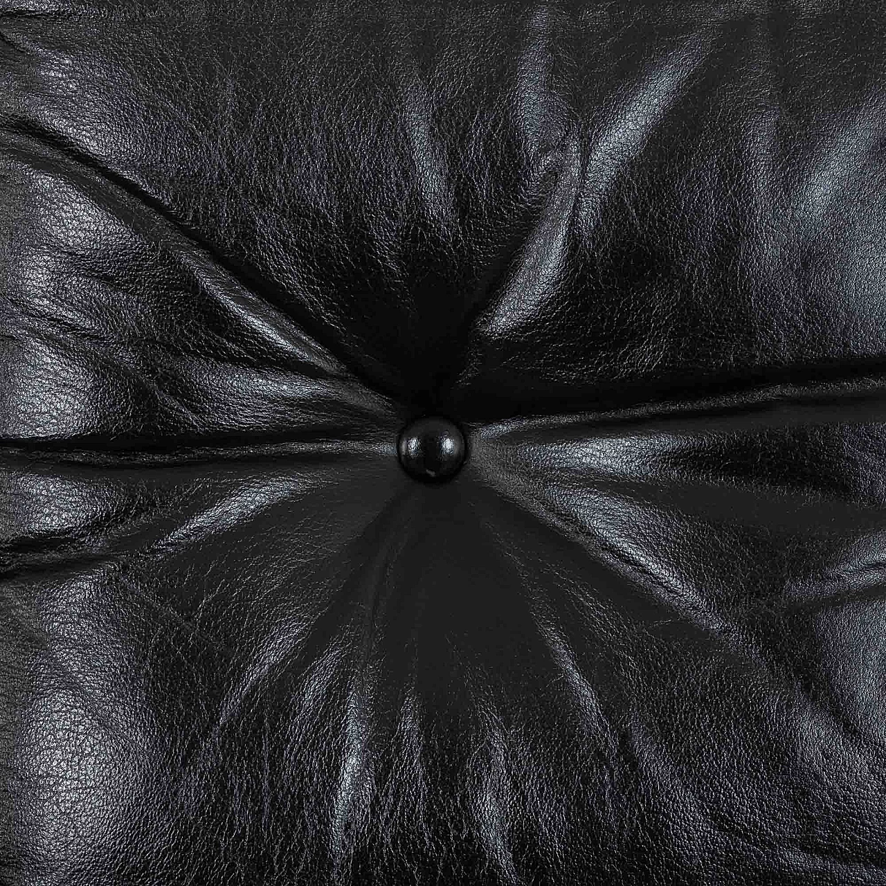 Coronado sofa in black leather by Tobia Scarpa for C&B Italia, 1960s 13