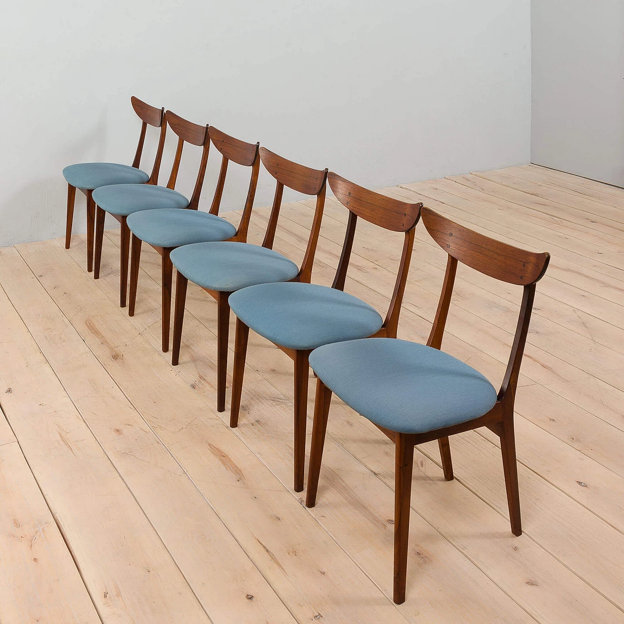 6 Danish rosewood dining chairs, 1960s 5