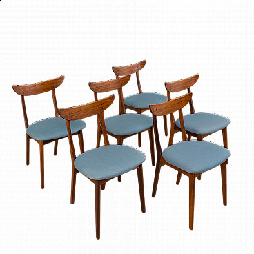 6 Danish rosewood dining chairs, 1960s