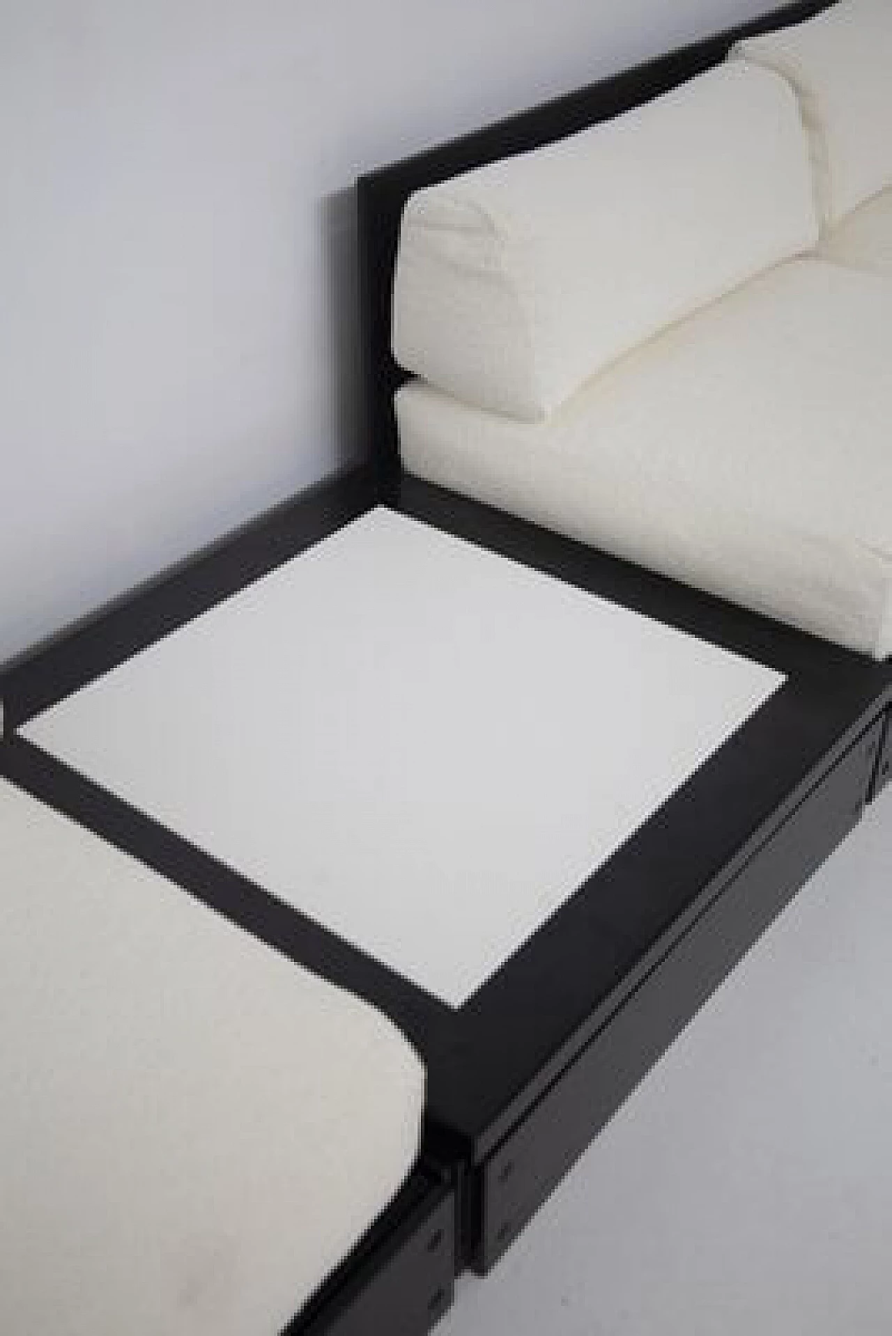 Divano modulare in legno e Clés di Heide Rolf per ICF, anni '60 6