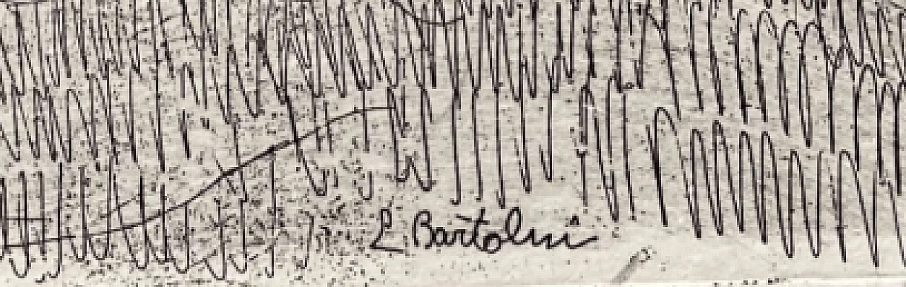 Luigi Bartolini, Ceduo Forest, etching, 1940s 3