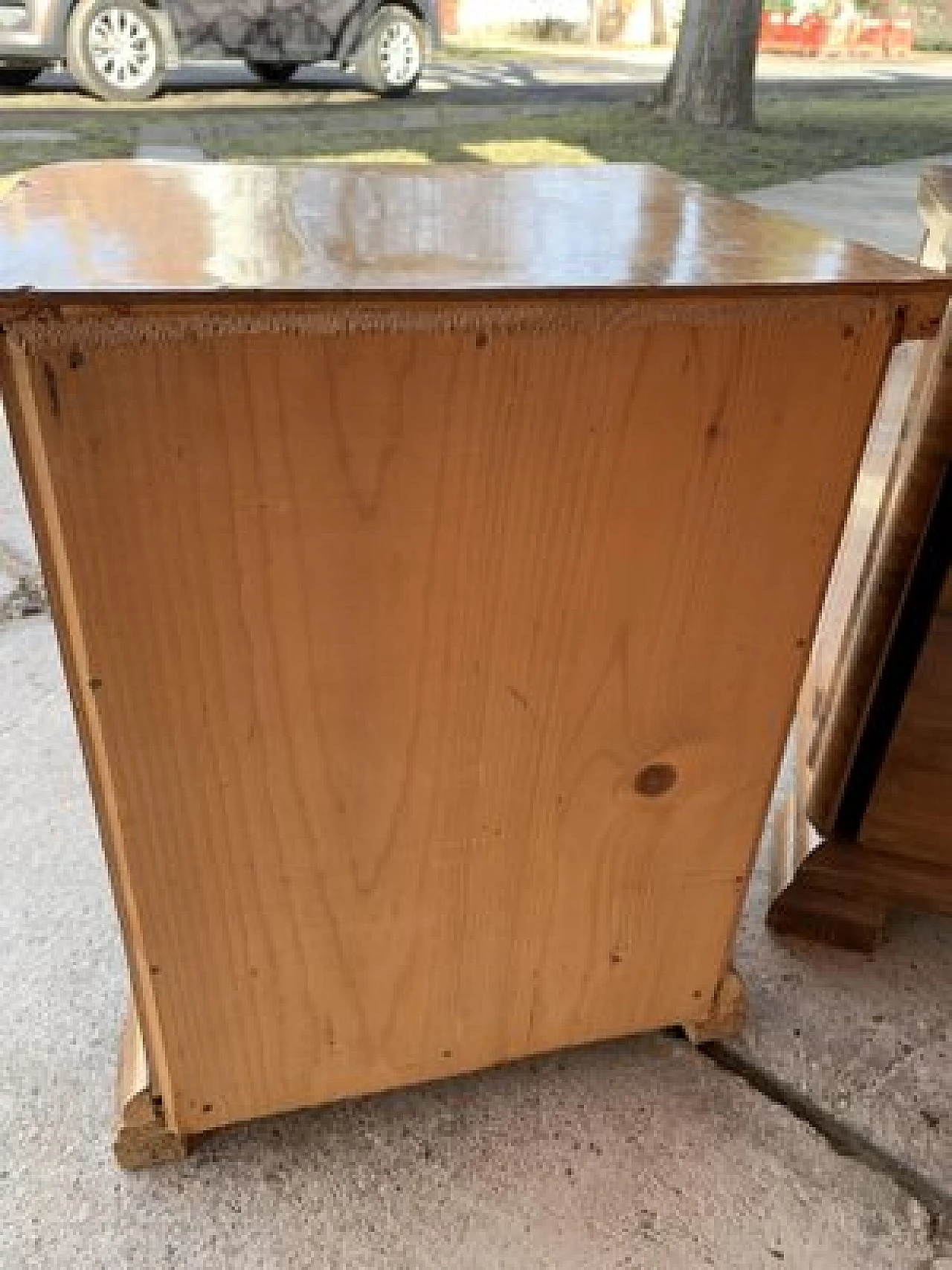 Coppia di comodini Art Déco con anta singola, anni '30 6