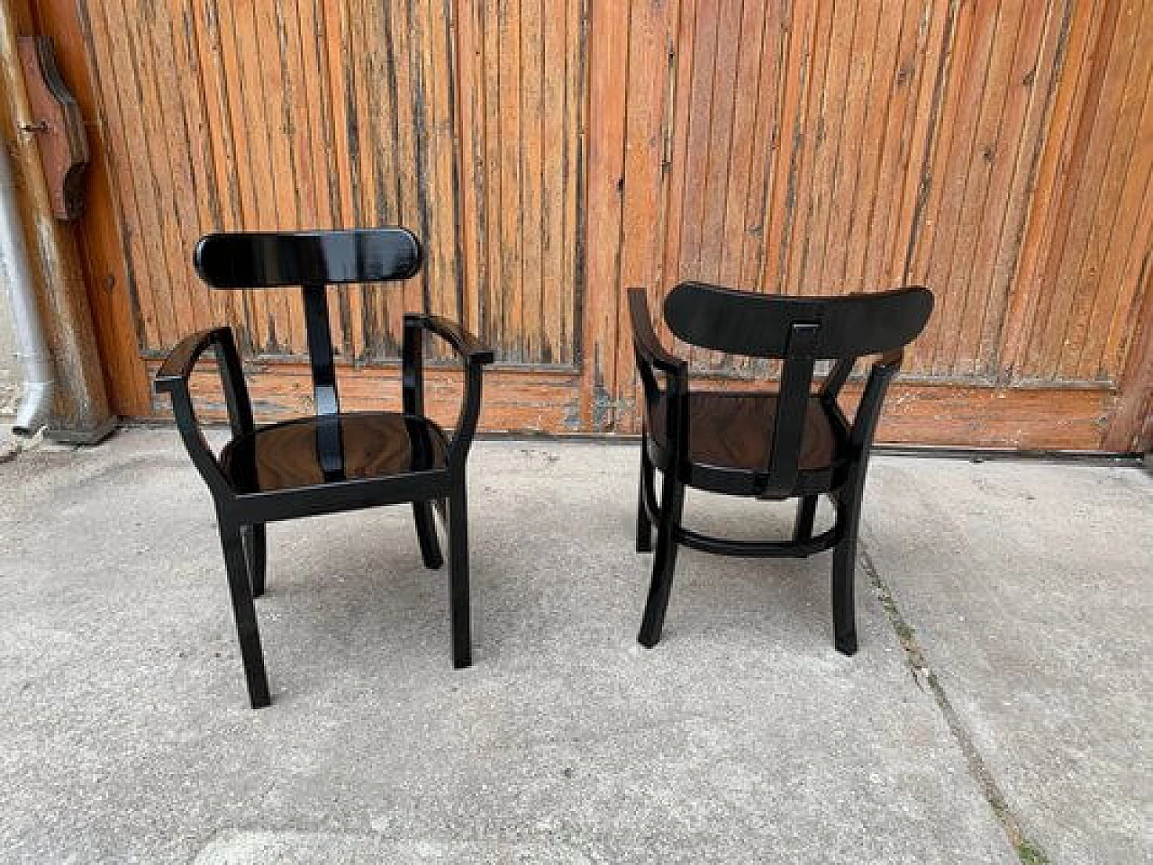 Pair of chairs by Lajos Kozma for Szék és Faárugyár Rt, 1930s 6