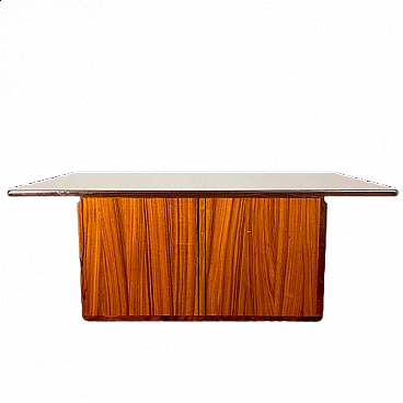 Tavolino Artona in palissandro massello di Afra e Tobia Scarpa per Maxalto, anni '60