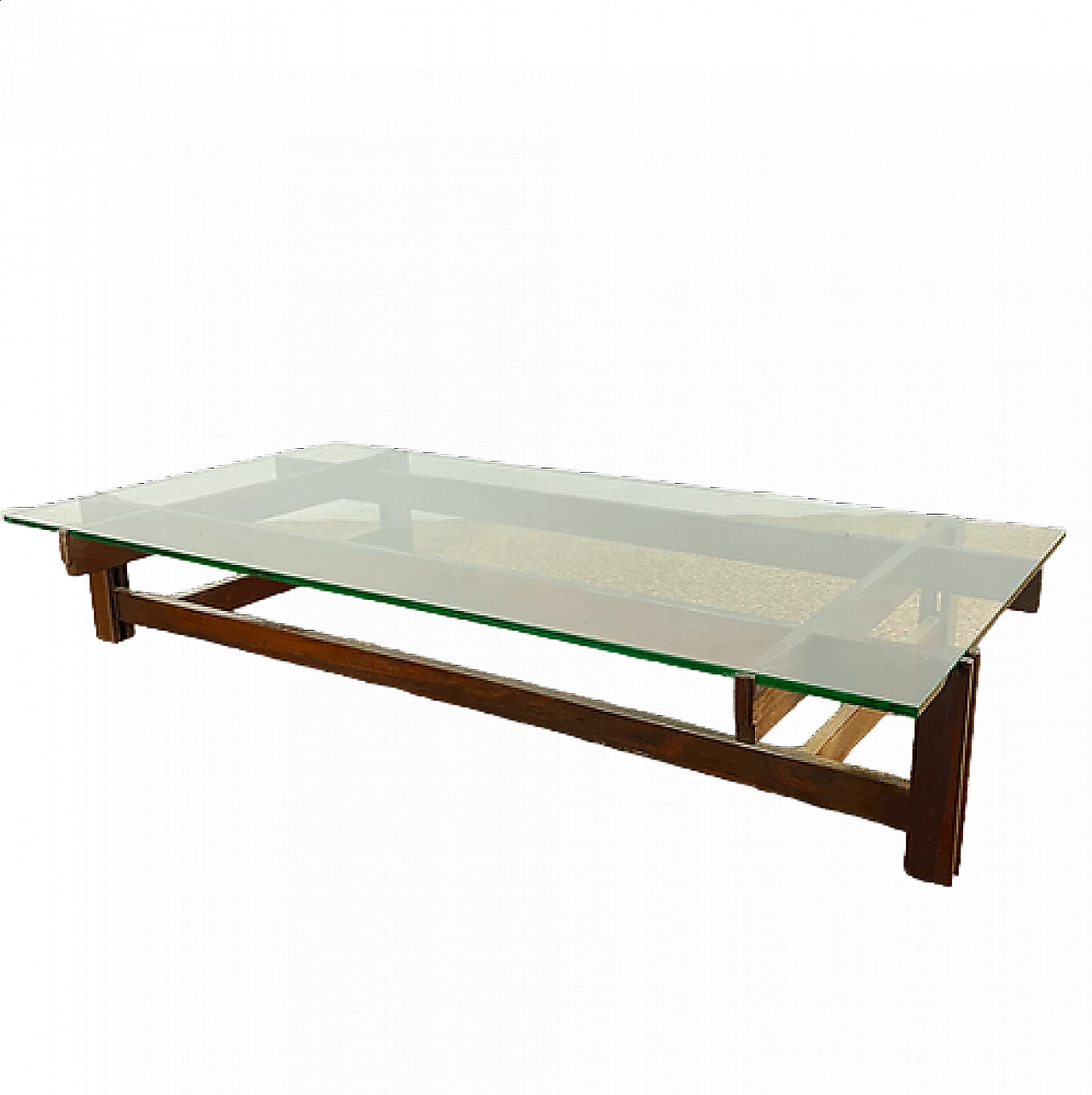 751 coffee table in solid rosewood by Ico Parisi for Cassina, 1960s 7