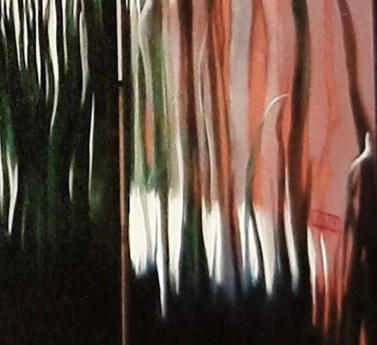 Paravento a tre ante con airone 2