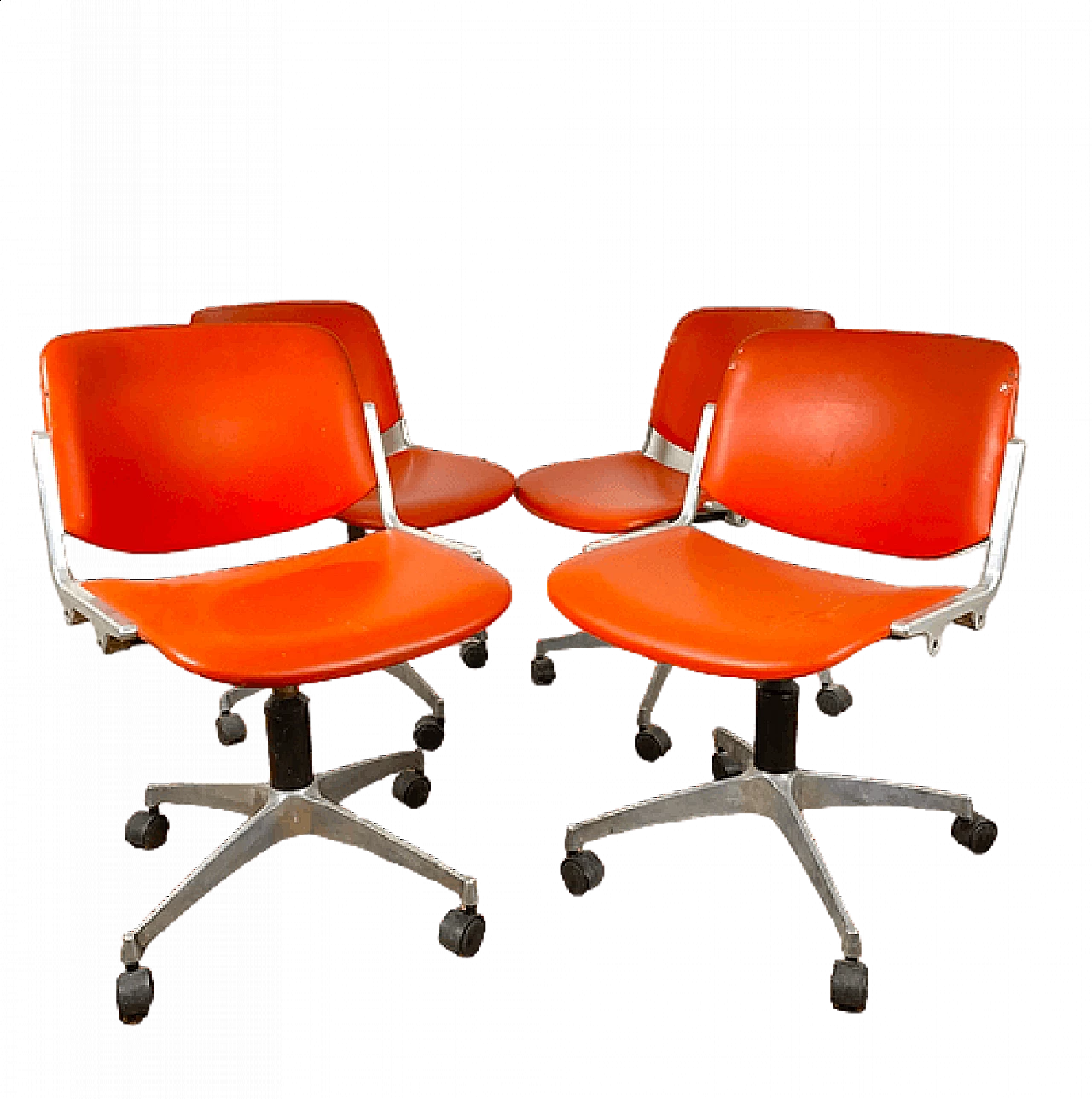 4 Chairs DSC108 by Giancarlo Piretti for Anonima Castelli, 1960s 7