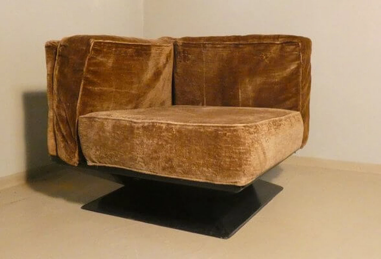 Modular sofa and armchair by Luigi Pellegrin for MIM Rome, 1960s 7