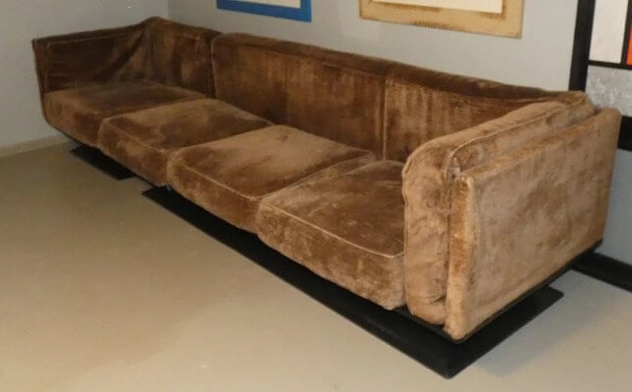 Modular sofa and armchair by Luigi Pellegrin for MIM Rome, 1960s 15