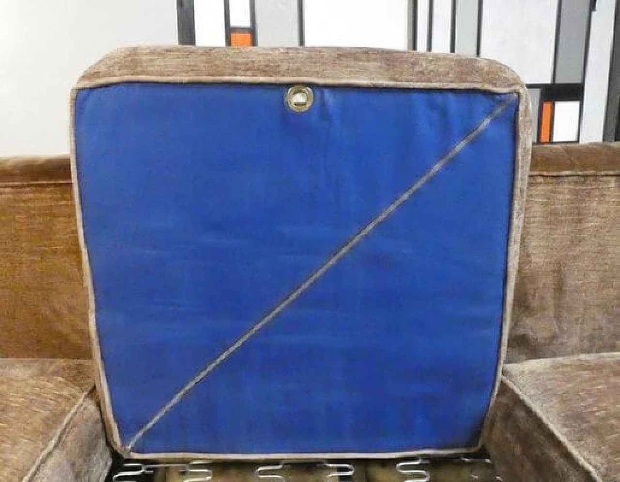 Modular sofa and armchair by Luigi Pellegrin for MIM Rome, 1960s 17