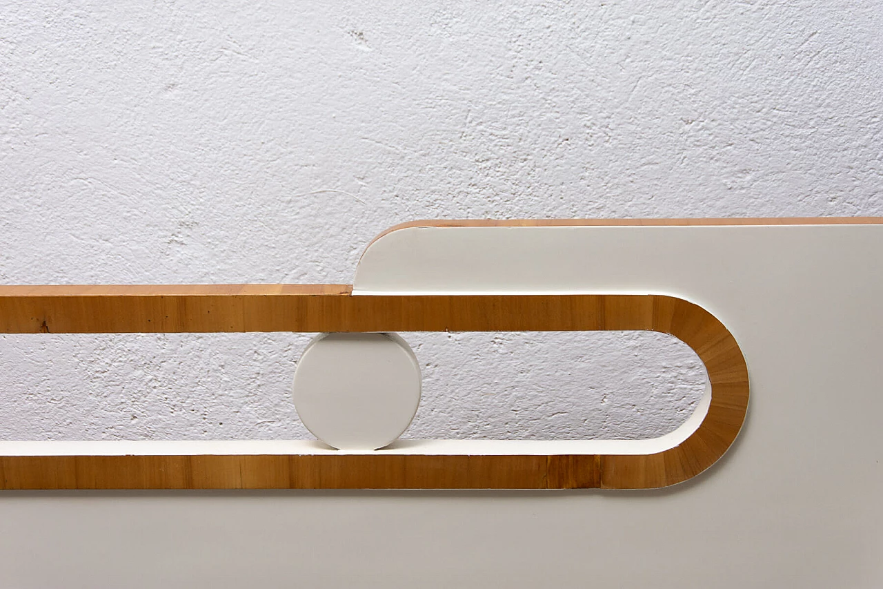 Art Deco style sofa bed in painted wood, 1930s 5