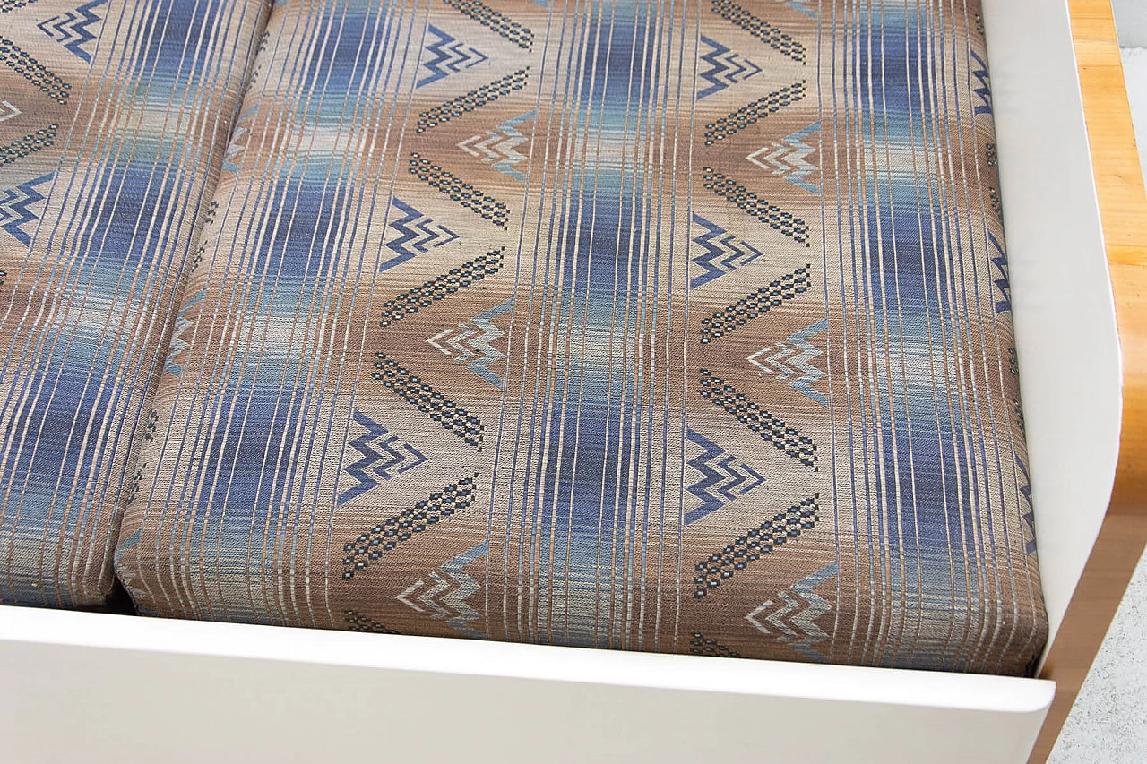 Art Deco style sofa bed in painted wood, 1930s 6