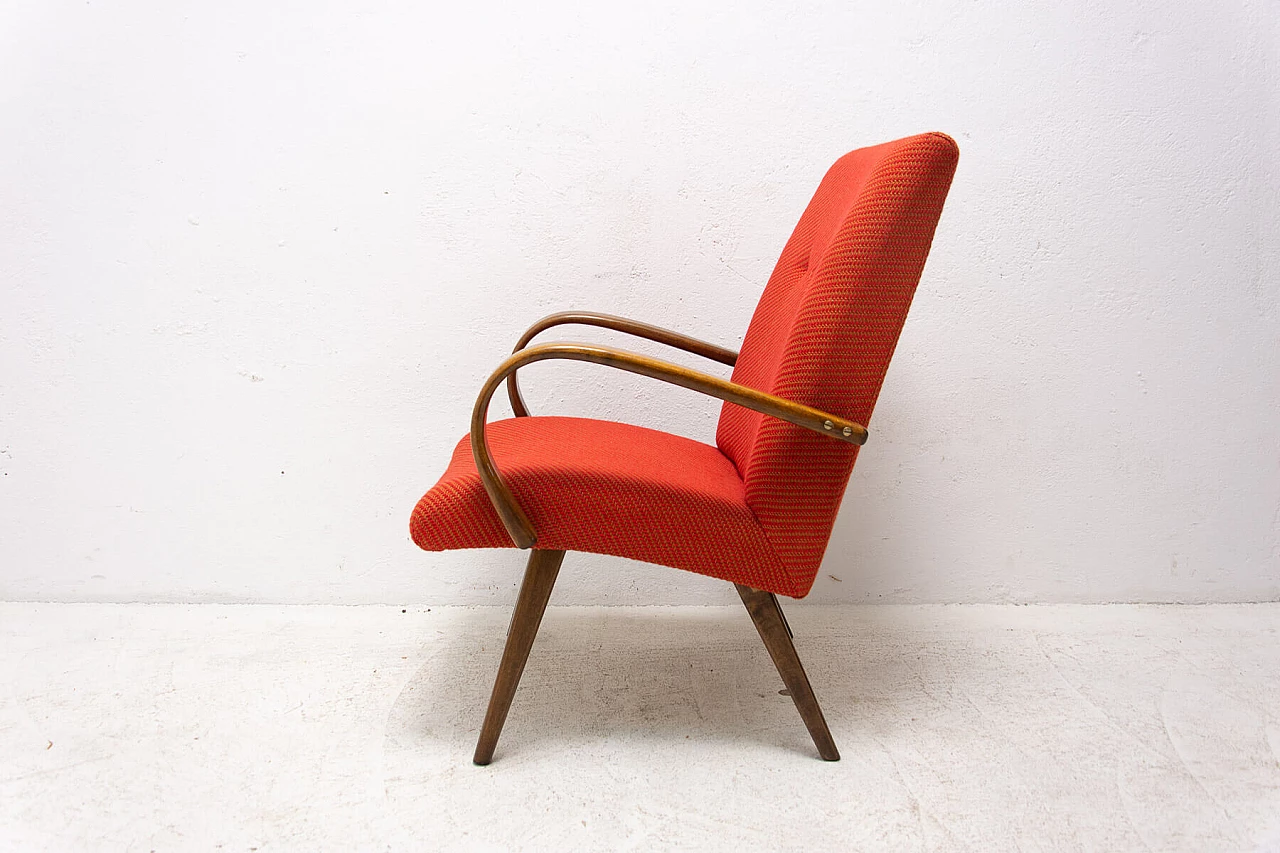 Coppia di poltrone di Jaroslav Šmídek in faggio, anni '70 14