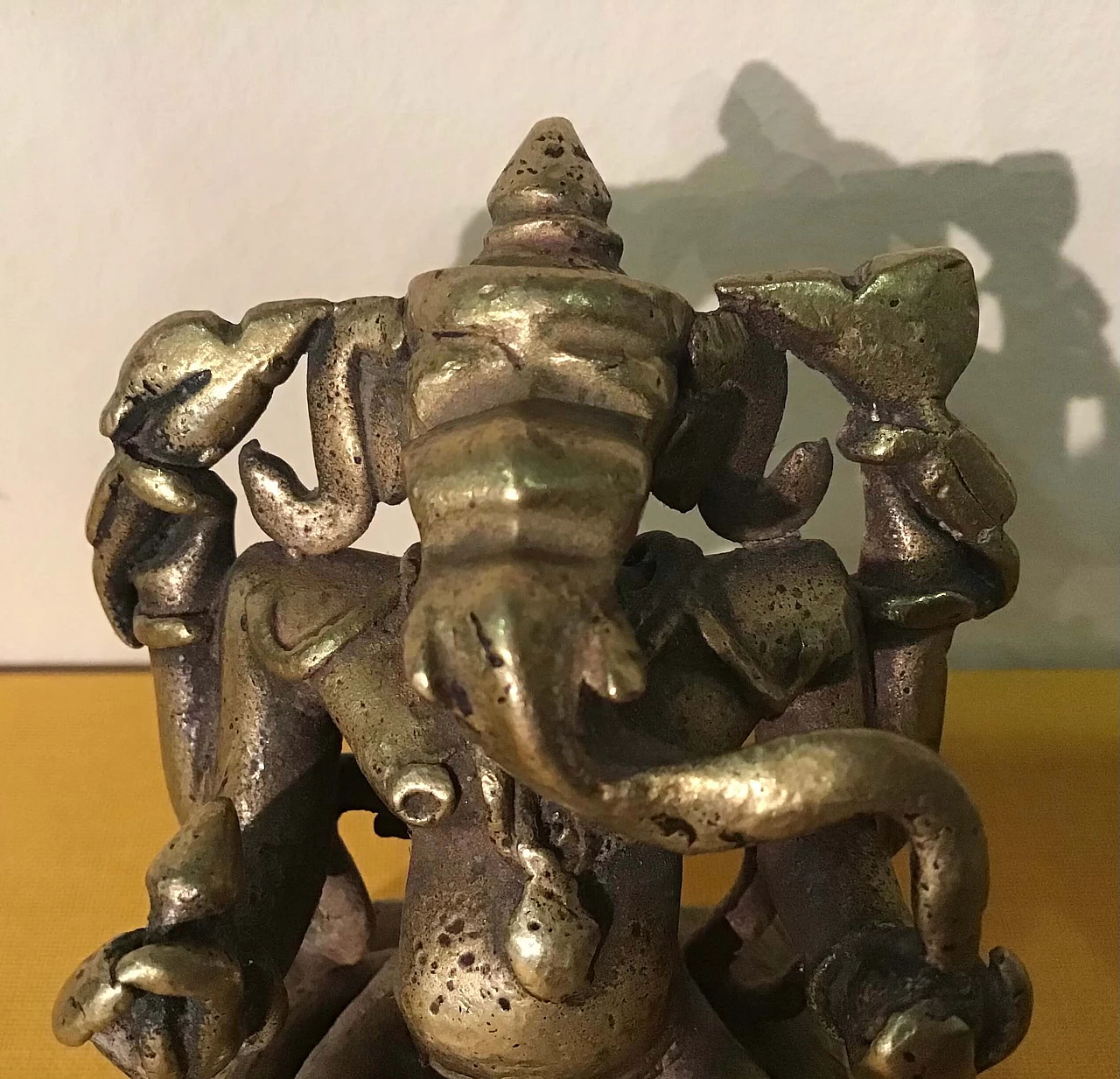Ganesh, scultura in bronzo, '700 4
