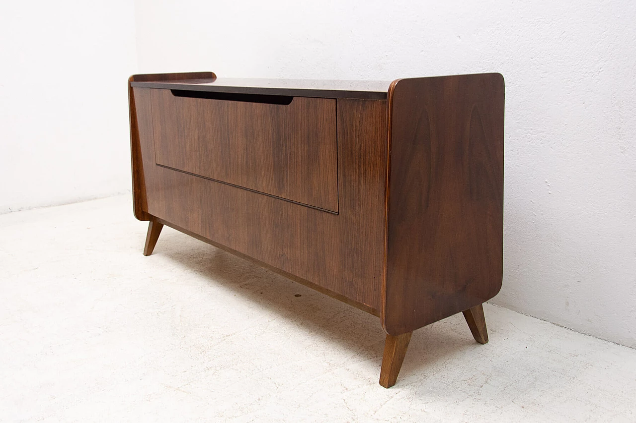 Comò in legno di noce di František Jirák, anni '60 2