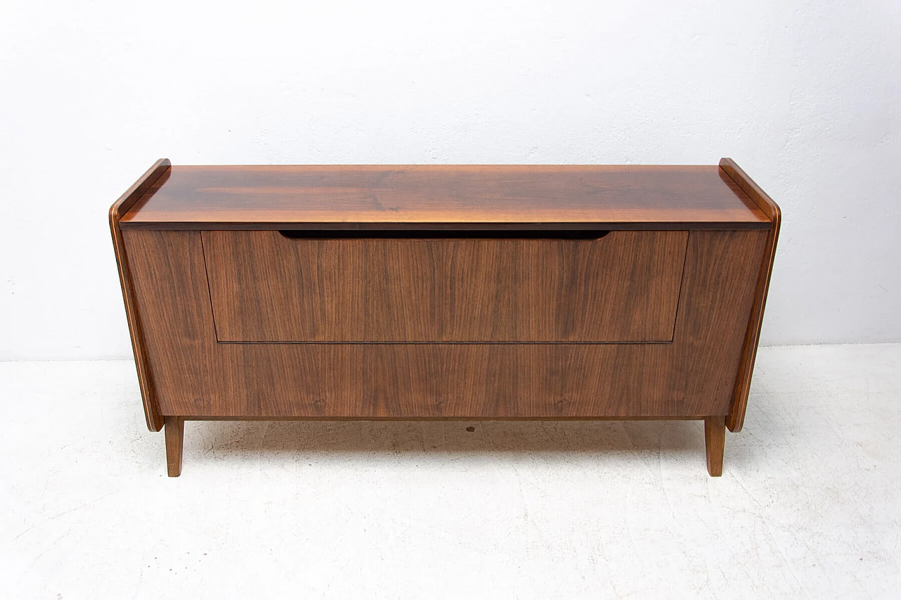 Comò in legno di noce di František Jirák, anni '60 16