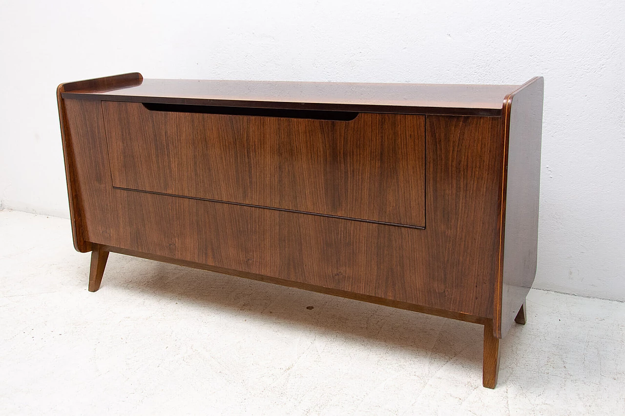 Comò in legno di noce di František Jirák, anni '60 18